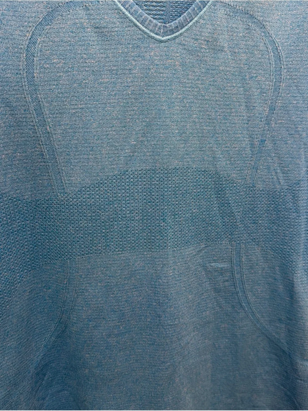 Women’s Sky Blue Lululemon V-Neck Short Sleeve Tee